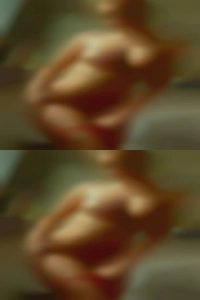 Or naked girls lying-in bed profile shot.