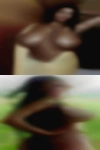 Amphibious nude woman
