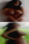 Naked woman natural breasts